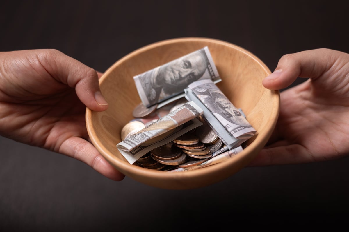 Christian finance principles tithing is seen as giving back to God